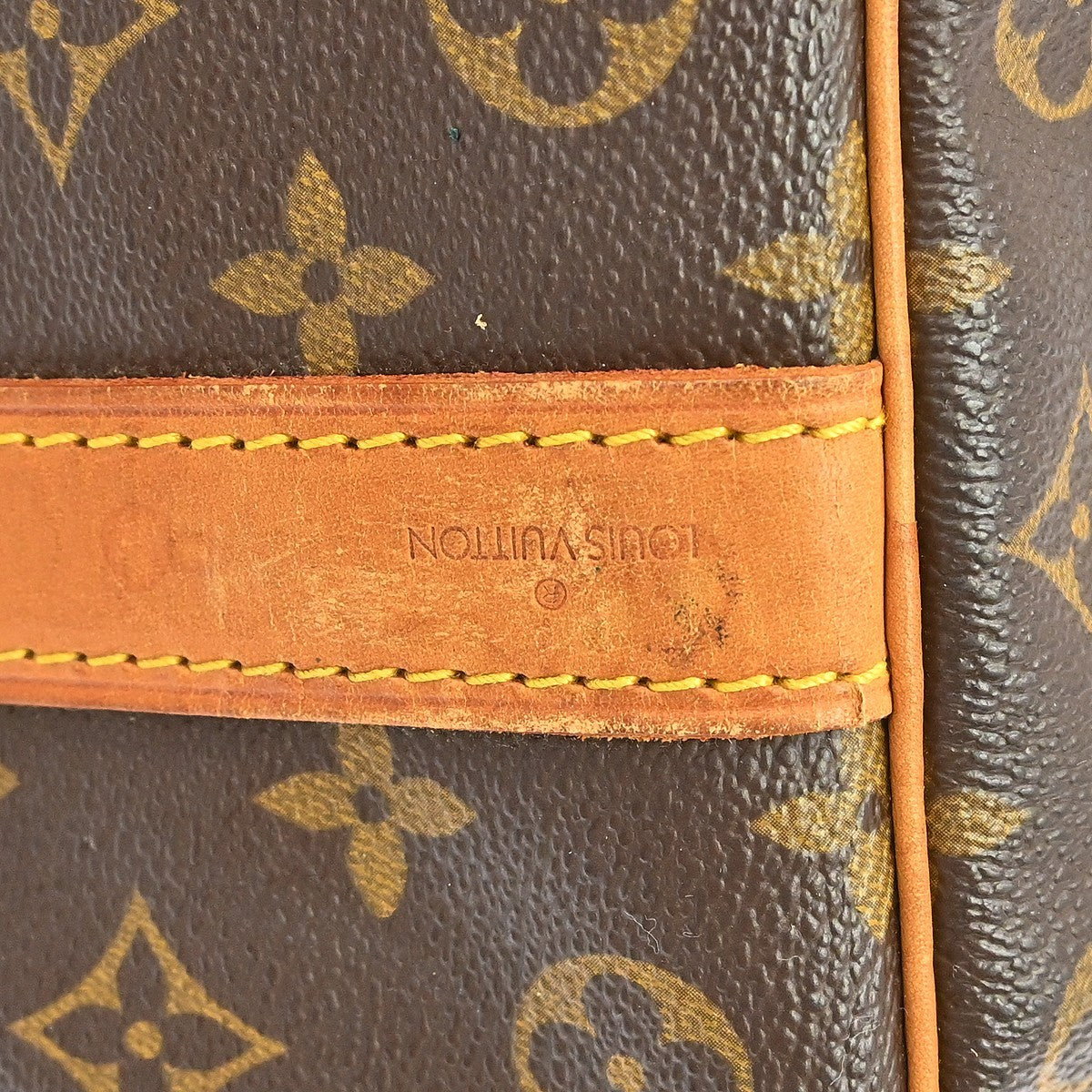 Louis Vuitton Keepall Bandouliere Bag Monogram Canvas Brown Canvas Travel Bag Bag (   )