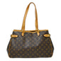 Louis Vuitton Batignolles Handbag Monogram Canvas Brown Canvas Shoulder Bag Bag (   )