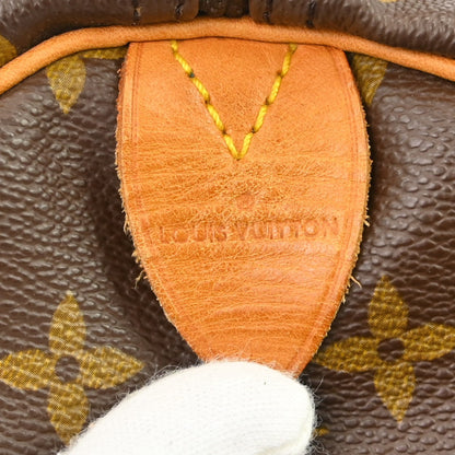 Louis Vuitton Keepall Bag Monogram Canvas Brown Canvas Travel Bag Bag (   )