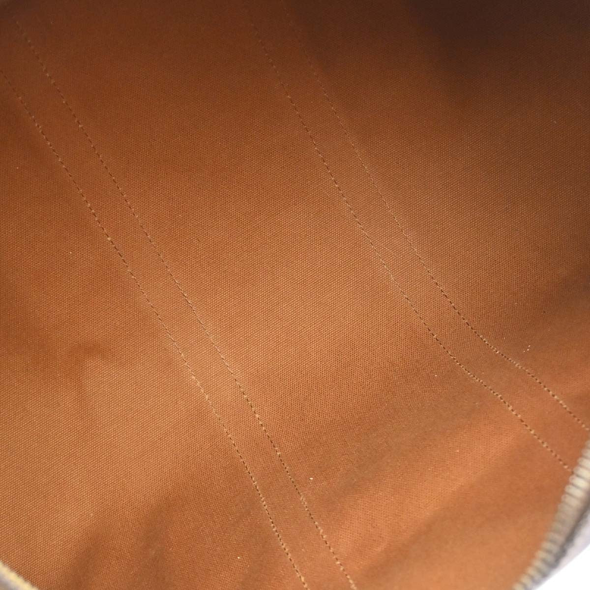 Louis Vuitton Keepall Bag Monogram Canvas Brown Canvas Travel Bag Bag (   )