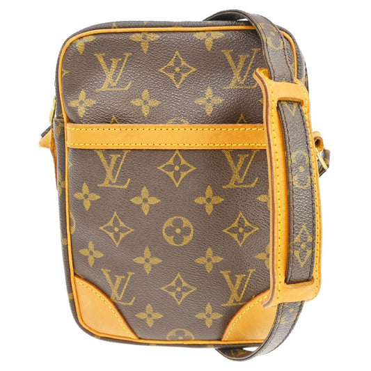Louis Vuitton Danube Handbag Monogram Canvas Brown Canvas Shoulder Bag Bag (   )