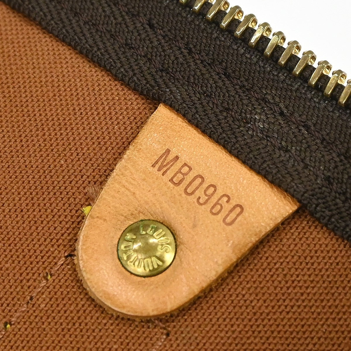 Louis Vuitton Keepall Bag Monogram Canvas Brown Canvas Travel Bag Bag (   )