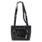 Chanel Vintage Flap Shoulder Bag Patent Leather Black Patent_Leather Shoulder Bag Bag (   )