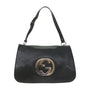 Gucci Blondie Flap Bag Leather Black Leather Shoulder Bag Bag (   )