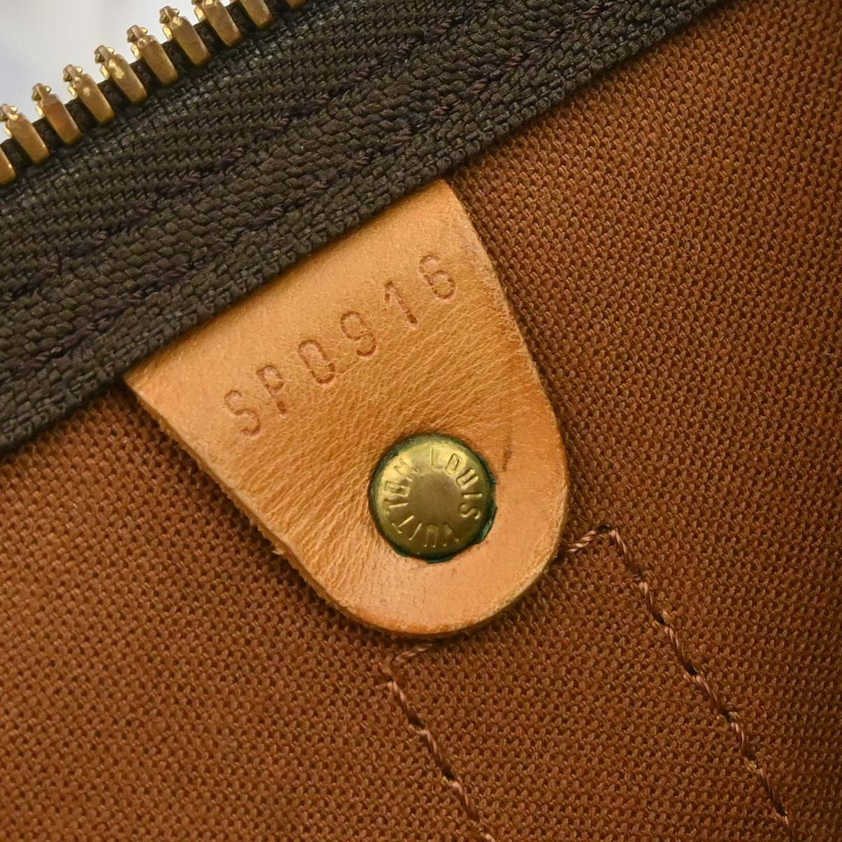 Louis Vuitton Keepall Bag Monogram Canvas Brown Canvas Travel Bag Bag (   )