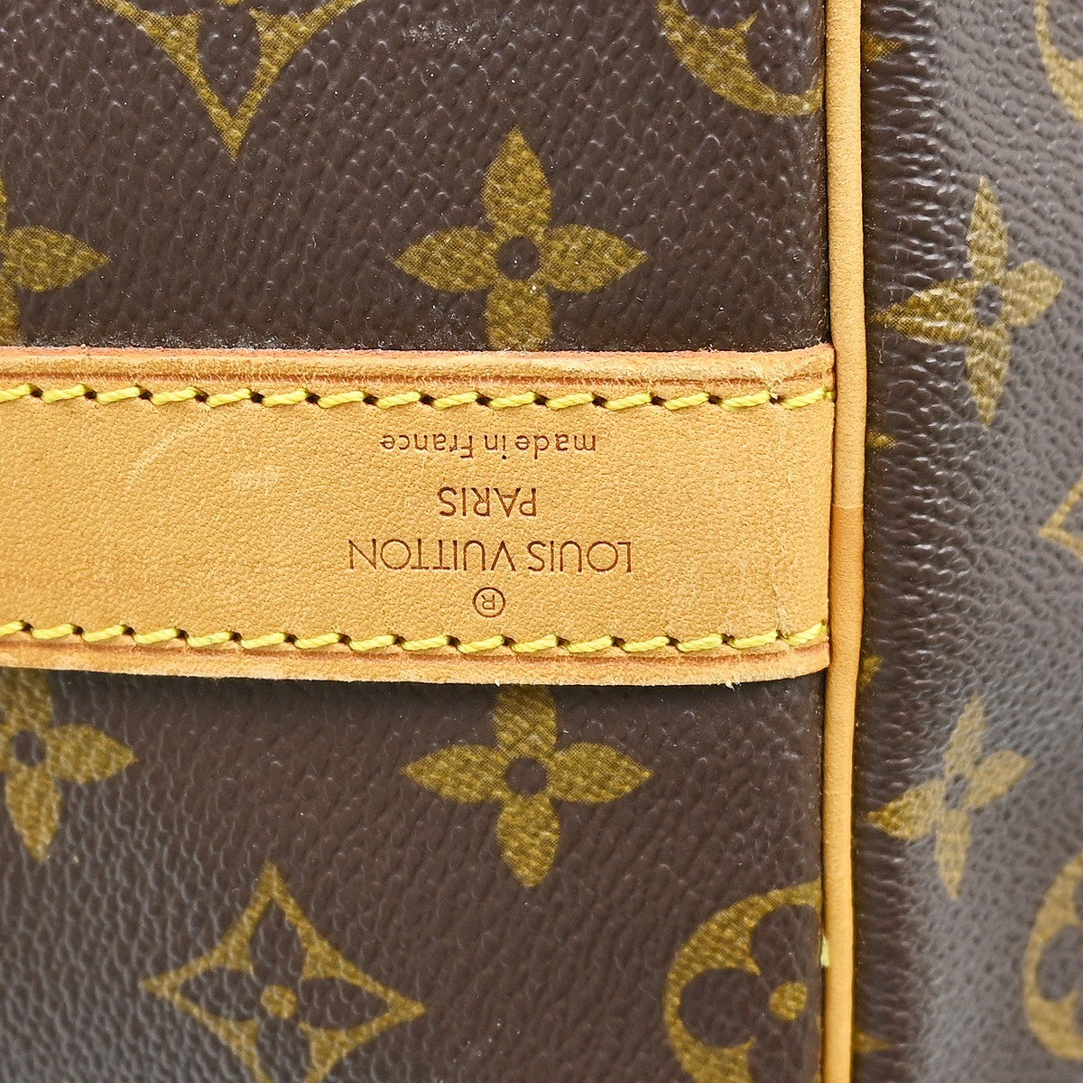 Louis Vuitton Keepall Bandouliere Bag Monogram Canvas Brown Canvas Travel Bag Bag (   )