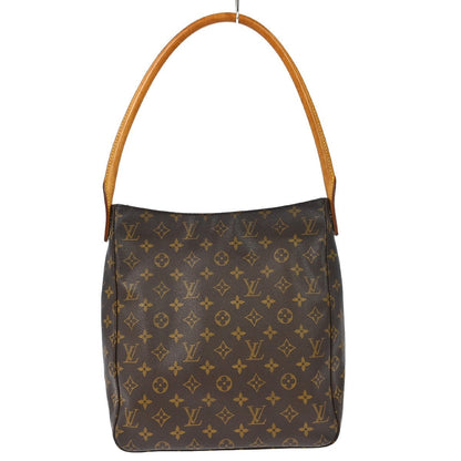 Louis Vuitton Monogram Looping Handbag Monogram Canvas Brown Canvas Shoulder Bag Bag (   )