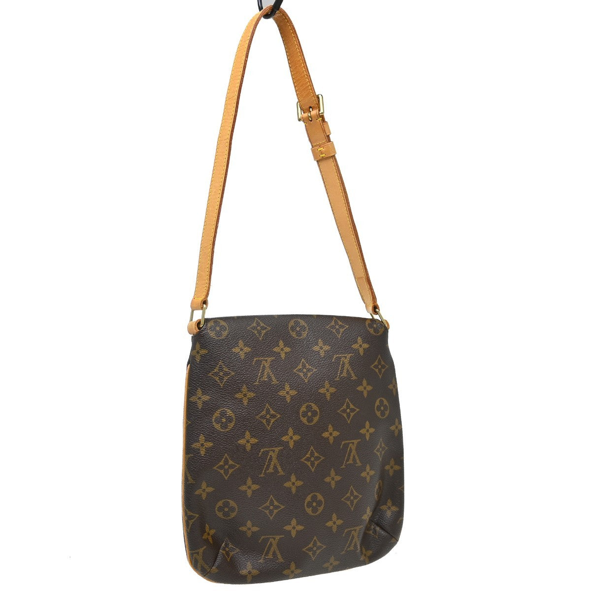 Louis Vuitton Musette Salsa Handbag Monogram Canvas Brown Canvas Shoulder Bag Bag (   )