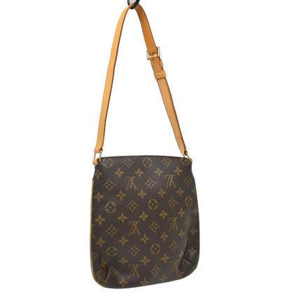 Louis Vuitton Musette Salsa Handbag Monogram Canvas Brown Canvas Shoulder Bag Bag (   )
