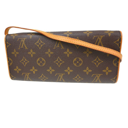 Louis Vuitton Twin Handbag Monogram Canvas Brown Canvas Clutche & Pouche Bag (   )