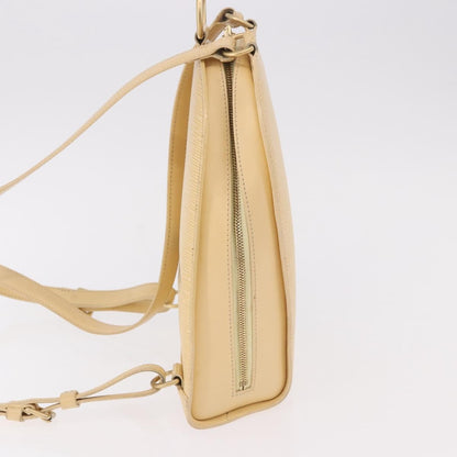 Louis Vuitton Mabillon Backpack Epi Leather Beige Leather Backpack Bag (   )