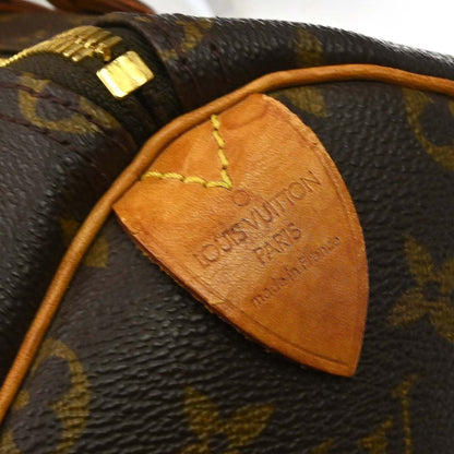 Louis Vuitton Keepall Bag Monogram Canvas Brown Canvas Travel Bag Bag (   )