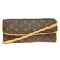 Louis Vuitton Twin Handbag Monogram Canvas Brown Canvas Clutche & Pouche Bag (   )