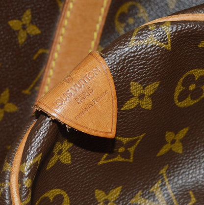 Louis Vuitton Keepall Bag Monogram Canvas Brown Canvas Travel Bag Bag (   )