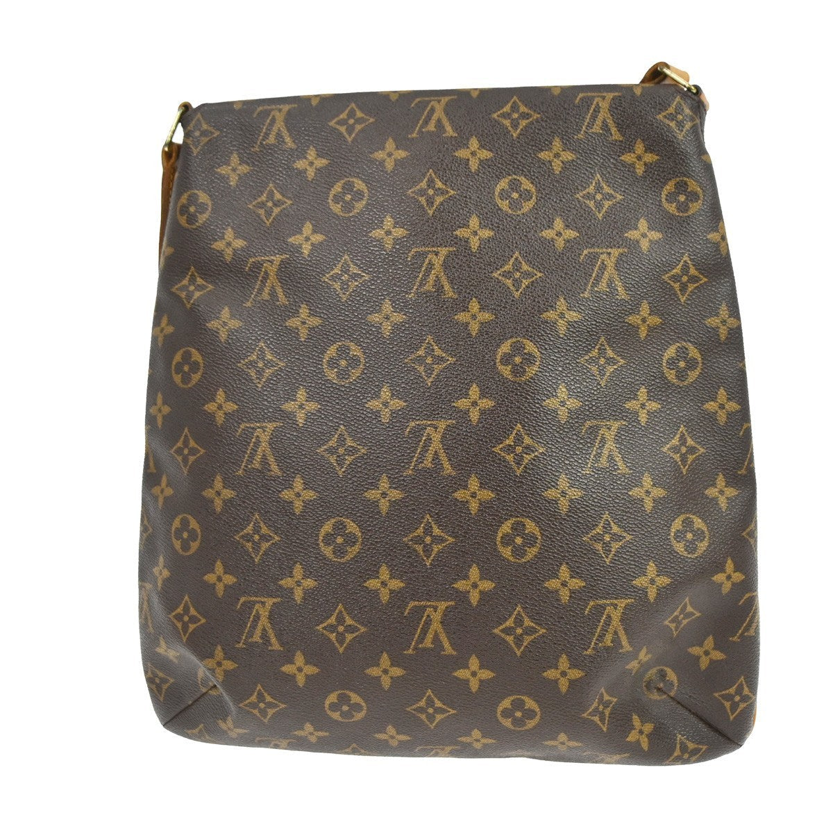 Louis Vuitton Musette Handbag Monogram Canvas Brown Canvas Shoulder Bag Bag (   )