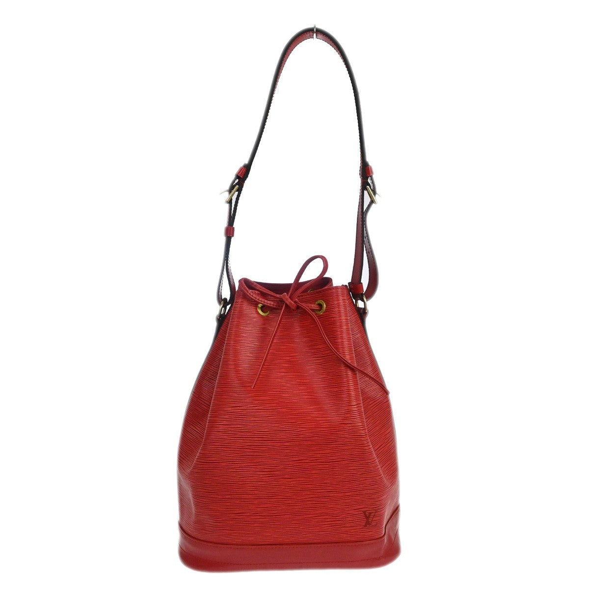 Louis Vuitton Noe Handbag Epi Leather Red Leather Shoulder Bag Bag (   )