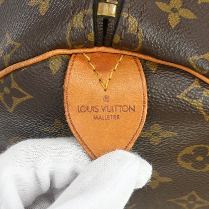 Louis Vuitton Keepall Bag Monogram Canvas Brown Canvas Travel Bag Bag (   )