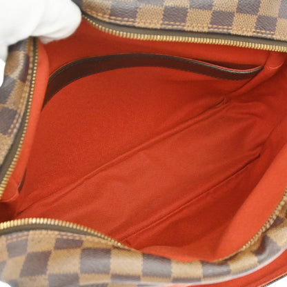 Louis Vuitton Naviglio Handbag Damier Brown Canvas Shoulder Bag Bag (   )