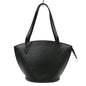 Louis Vuitton Saint Jacques Handbag Epi Leather Black Leather Tote Bag Bag (   )