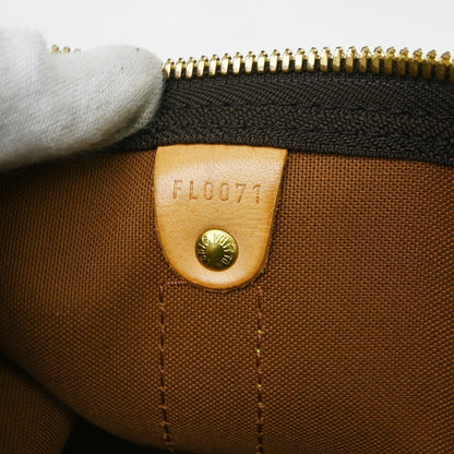Louis Vuitton Keepall Bag Monogram Canvas Brown Canvas Travel Bag Bag (   )
