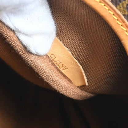 Louis Vuitton Saumur Handbag Monogram Canvas Brown Canvas Shoulder Bag Bag (   )