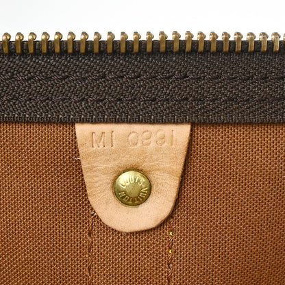 Louis Vuitton Keepall Bag Monogram Canvas Brown Canvas Travel Bag Bag (   )
