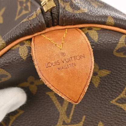 Louis Vuitton Keepall Bag Monogram Canvas Brown Canvas Travel Bag Bag (   )