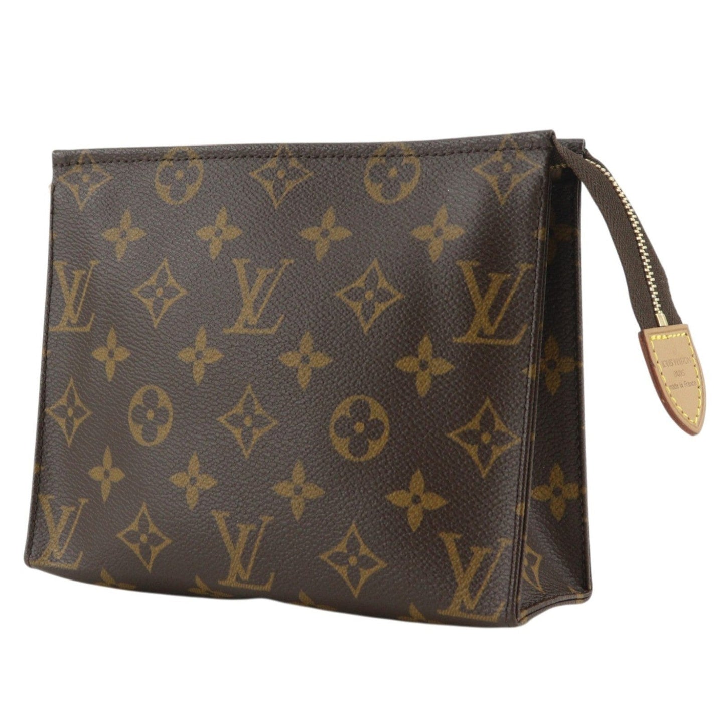 Louis Vuitton Toiletry Pouch Monogram Canvas Brown Canvas Wallets Accessory (   )
