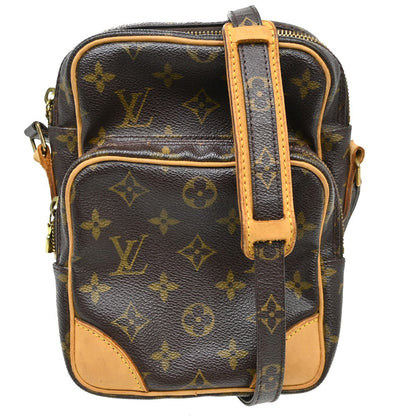 Louis Vuitton Amazone Bag Monogram Canvas Brown Canvas Shoulder Bag Bag (   )