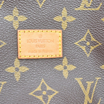 Louis Vuitton Saumur Handbag Monogram Canvas Brown Canvas Shoulder Bag Bag (   )