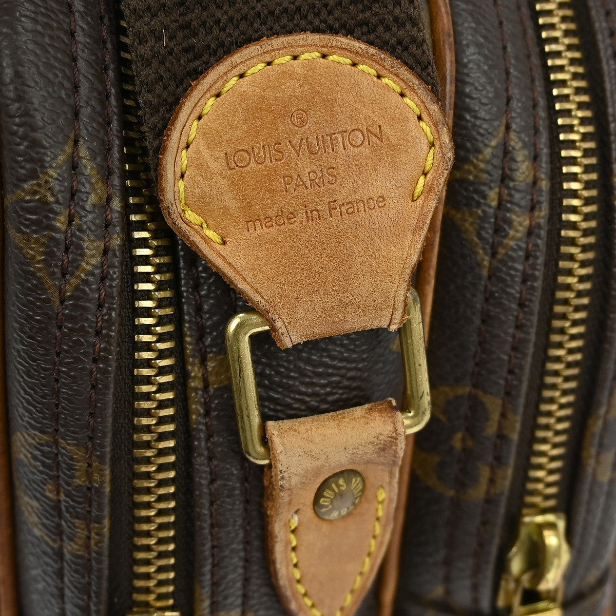 Louis Vuitton Reporter Bag Monogram Canvas Brown Canvas Shoulder Bag Bag (   )