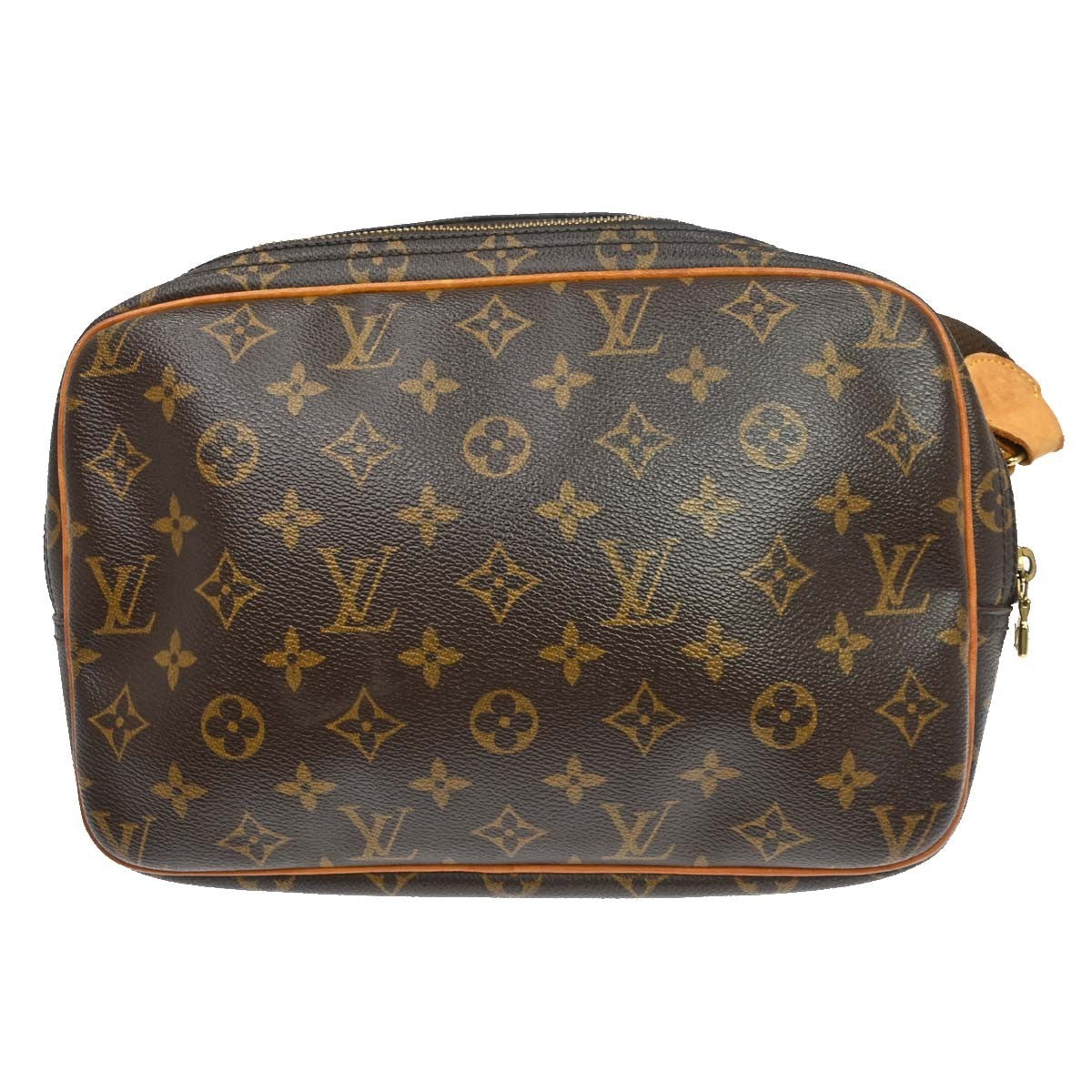 Louis Vuitton Reporter Bag Monogram Canvas Brown Canvas Shoulder Bag Bag (   )