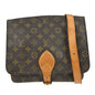 Louis Vuitton Cartouchiere Handbag Monogram Canvas Brown Canvas Shoulder Bag Bag (   )