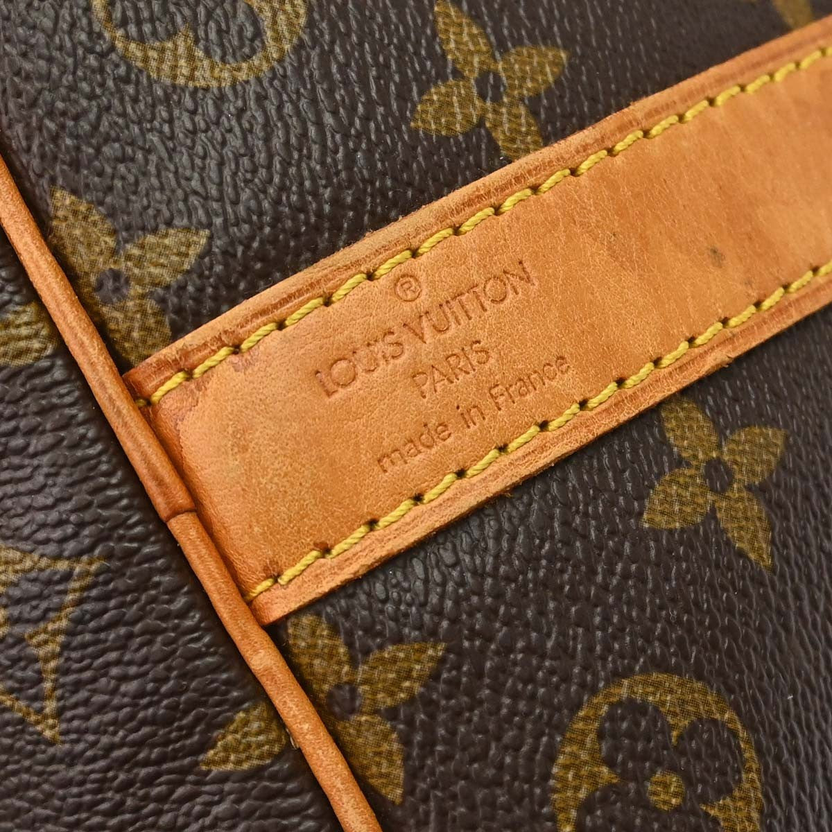 Louis Vuitton Keepall Bandouliere Bag Monogram Canvas Brown Canvas Travel Bag Bag (   )