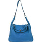 Hermes Lindy Bag Evercolor Blue Leather Shoulder Bag Bag (   )