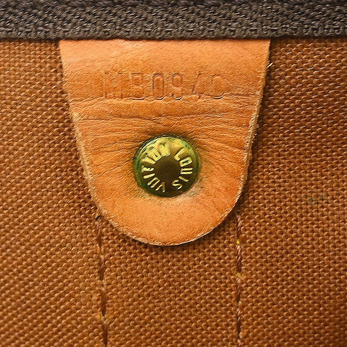 Louis Vuitton Keepall Bag Monogram Canvas Brown Canvas Travel Bag Bag (   )