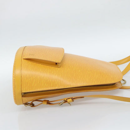 Louis Vuitton Gobelins Backpack Epi Leather Yellow Leather Backpack Bag (   )