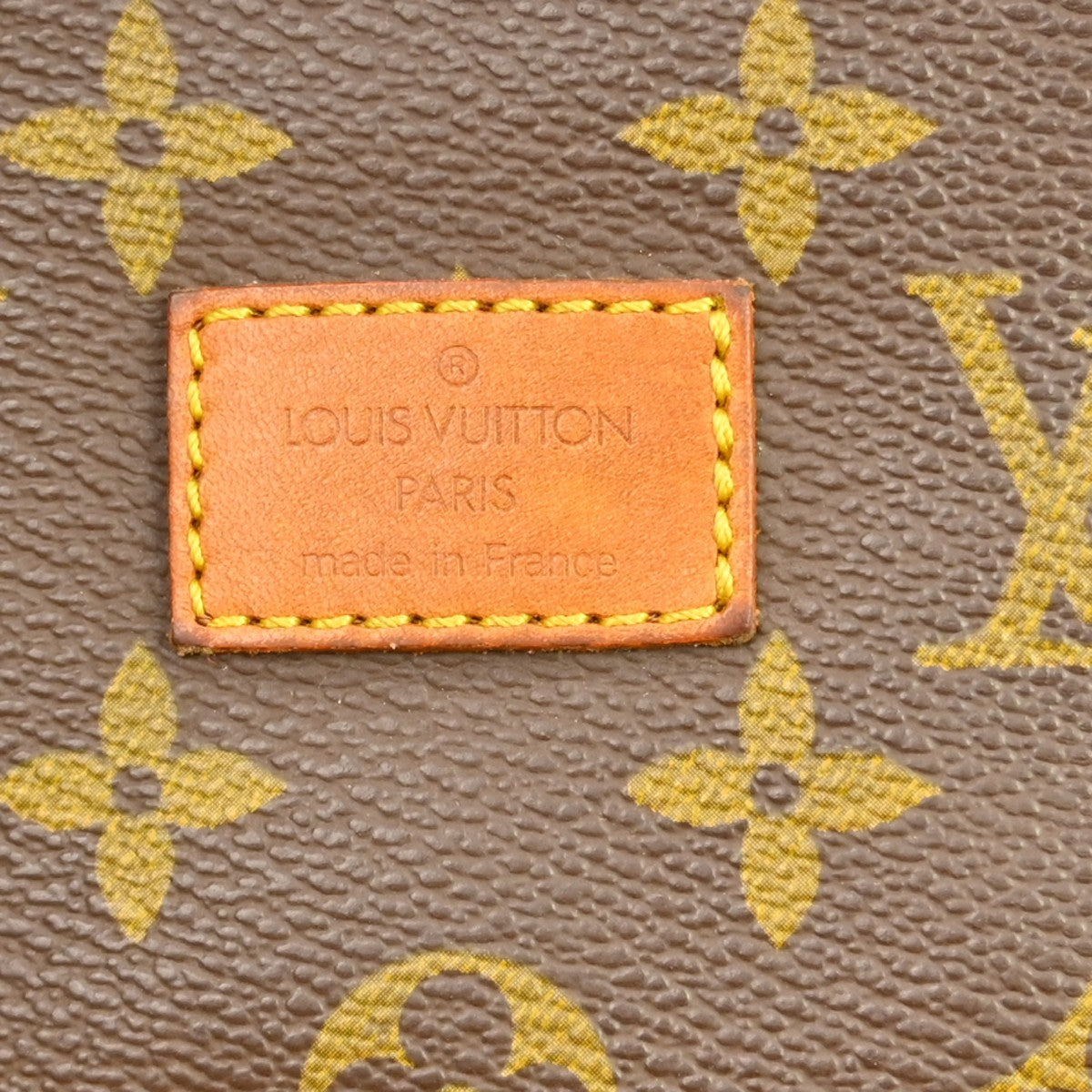 Louis Vuitton Saumur Handbag Monogram Canvas Brown Canvas Shoulder Bag Bag (   )