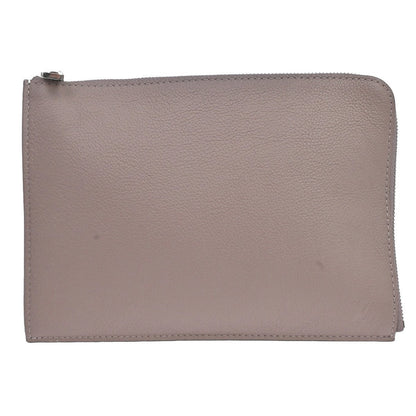Louis Vuitton Zip Around Pochette Jour Leather Beige Leather Clutche & Pouche Bag (   )