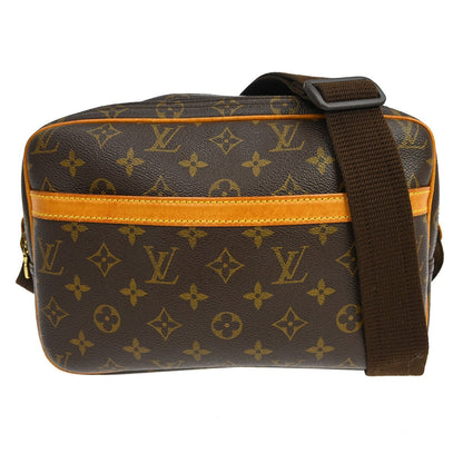Louis Vuitton Reporter Bag Monogram Canvas Brown Canvas Shoulder Bag Bag (   )