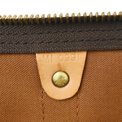 Louis Vuitton Keepall Bag Monogram Canvas Brown Canvas Travel Bag Bag (   )