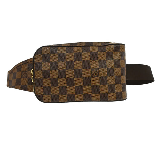 Louis Vuitton Geronimos Waist Bag Damier Brown Canvas Shoulder Bag Bag (   )