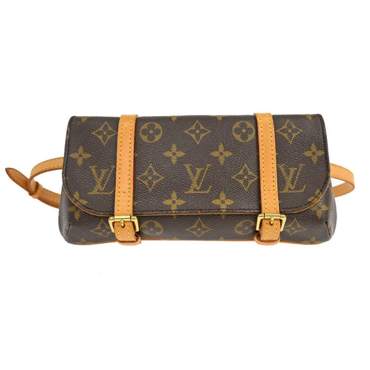 Louis Vuitton Marelle Waist Bag Monogram Canvas Brown Canvas Clutche & Pouche Bag (   )