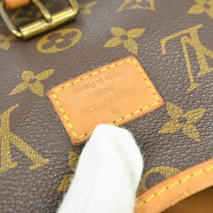 Louis Vuitton Saumur Handbag Monogram Canvas Brown Canvas Shoulder Bag Bag (   )