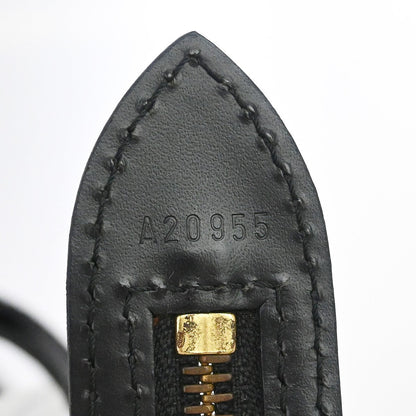 Louis Vuitton Saint Jacques Handbag Epi Leather Black Leather Tote Bag Bag (   )