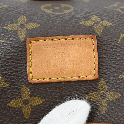 Louis Vuitton Saumur Handbag Monogram Canvas Brown Canvas Shoulder Bag Bag (   )