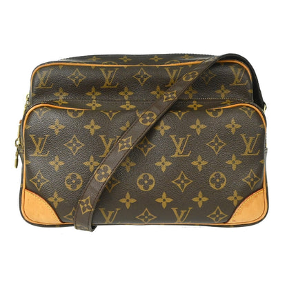 Louis Vuitton Nil Messenger Bag Monogram Canvas Brown Canvas Shoulder Bag Bag (   )