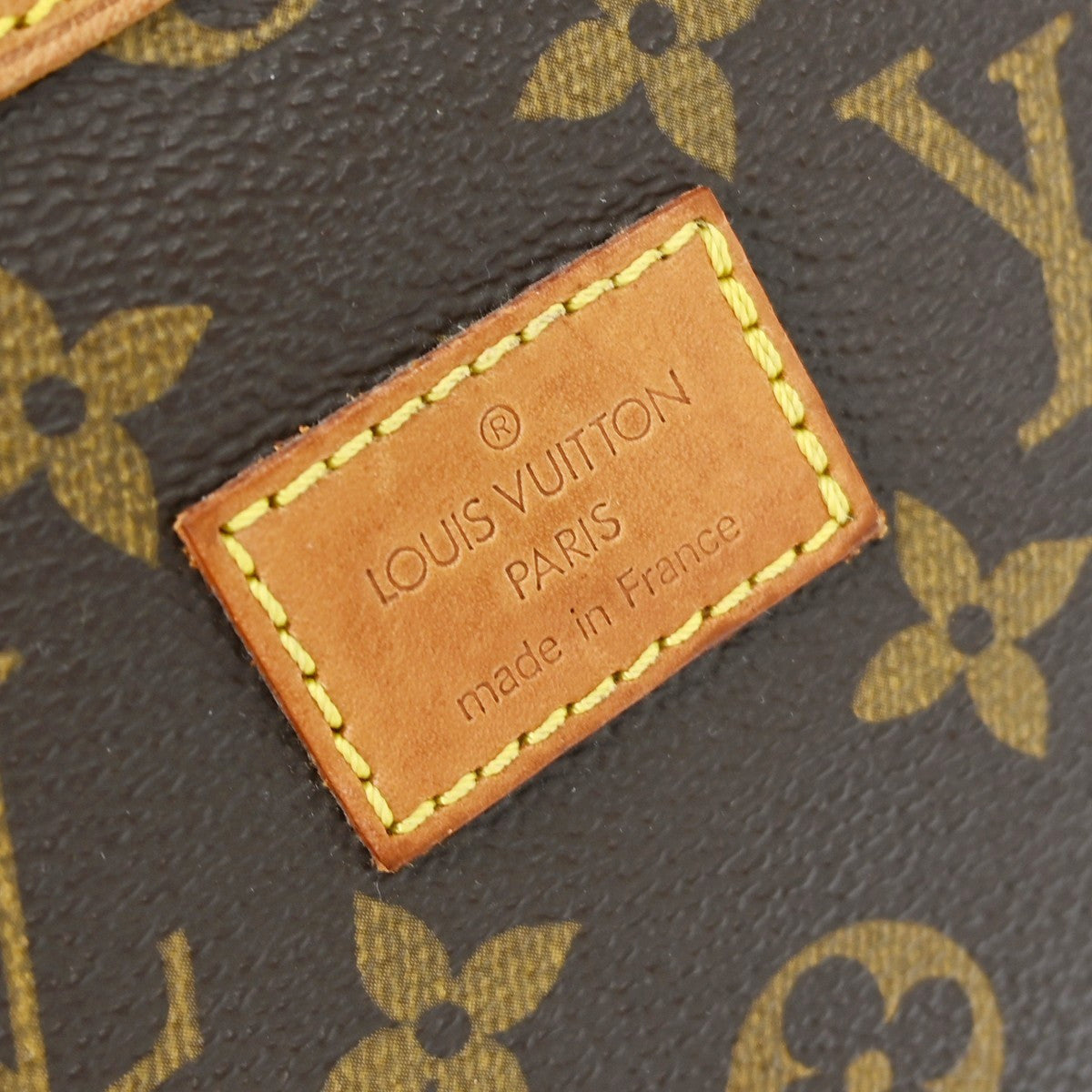 Louis Vuitton Saumur Handbag Monogram Canvas Brown Canvas Shoulder Bag Bag (   )