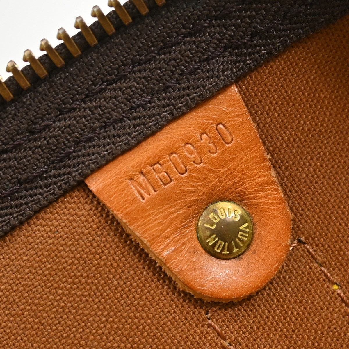 Louis Vuitton Keepall Bag Monogram Canvas Brown Canvas Travel Bag Bag (   )