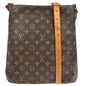 Louis Vuitton Musette Salsa Handbag Monogram Canvas Brown Canvas Shoulder Bag Bag (   )